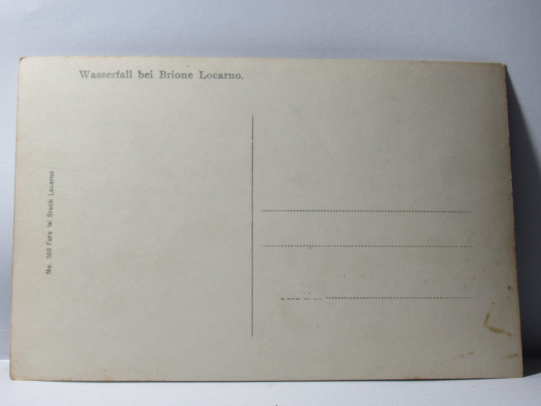 Ansichtskarten: Wasserfall bei Brione ,  Locarno – Neu (gemäss Beschreibung) aus Grenchen von Bluemchen1900 1