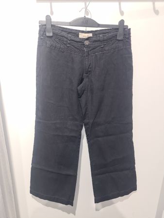 NILE Capris Gr. S für den Sommer, dunkles schwarz, leicht 