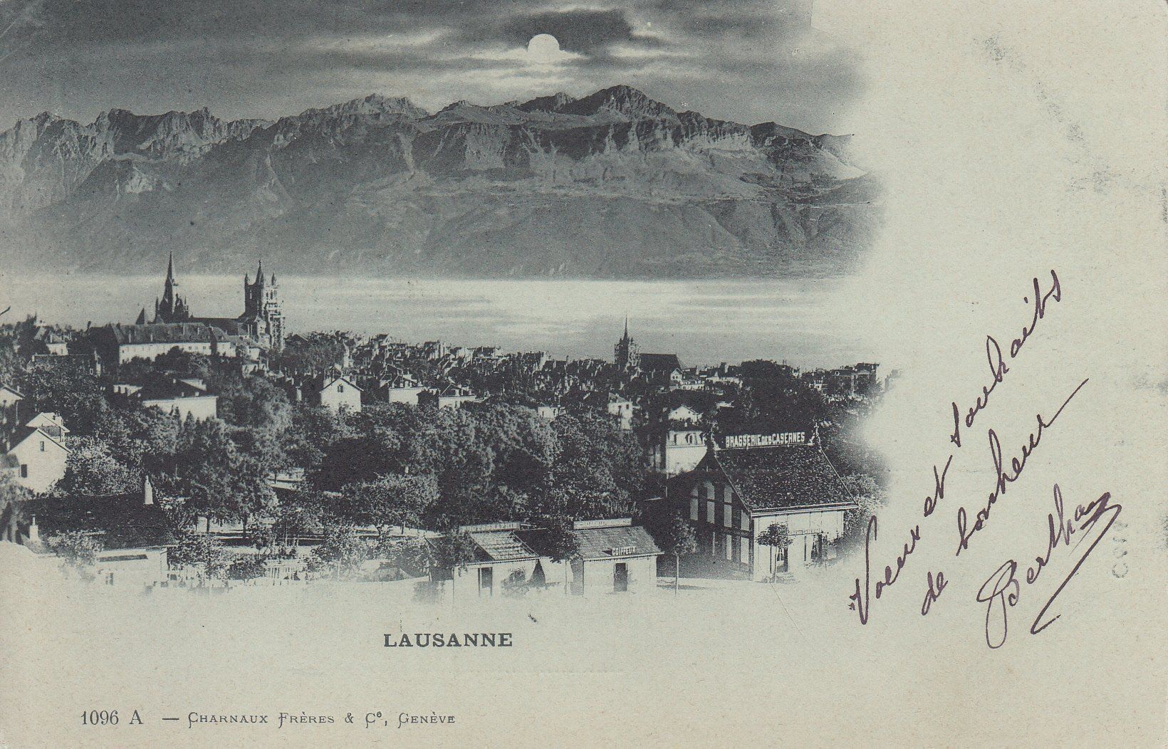 Cartoline postali: Lausanne 1901 – Usato da Bürglen TG venduto da StampGraf