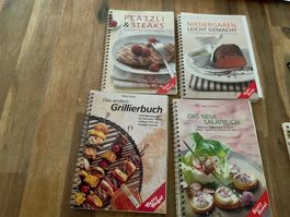 Kochbücher Sammlung, ideal für den Sommer!