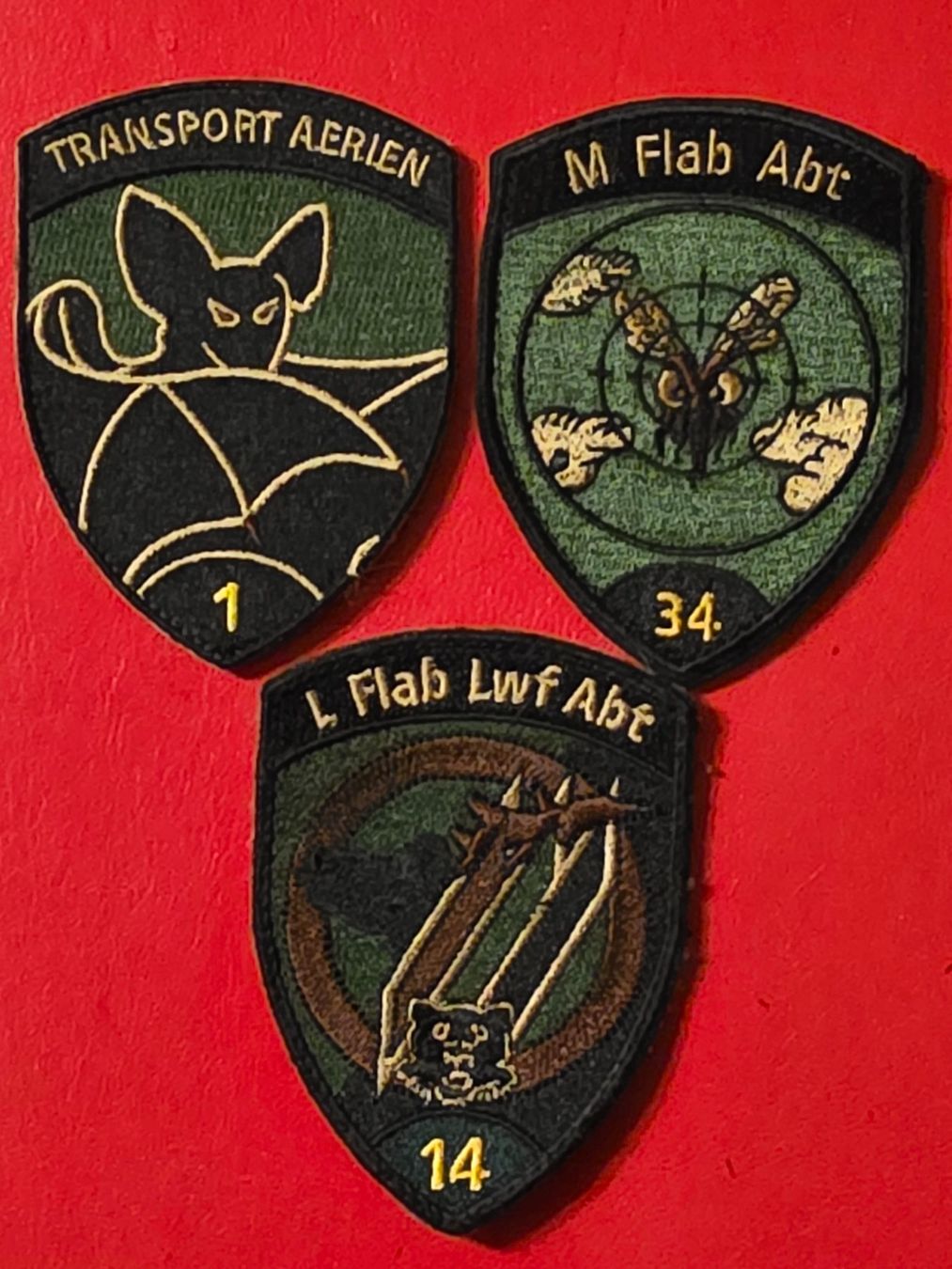 Schweizer Armee Placchette & Badge: Luftwaffe Abzeichen Trio Badges Divers neu Original Klett – Nuovo (secondo la descrizione) da Nyon venduto da freetoys08