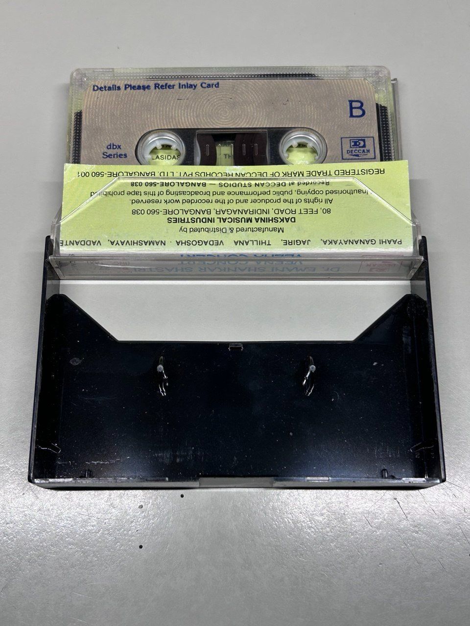 Musicassette: Dr. Emani Sankara Sastry - anni '70 – Usato da Giubiasco venduto da LorisVale 2