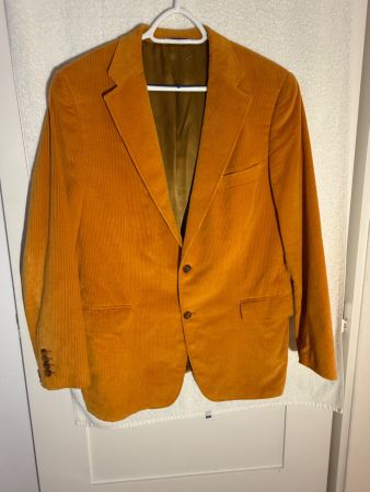Cordjacke von Scabal in orange-ocker