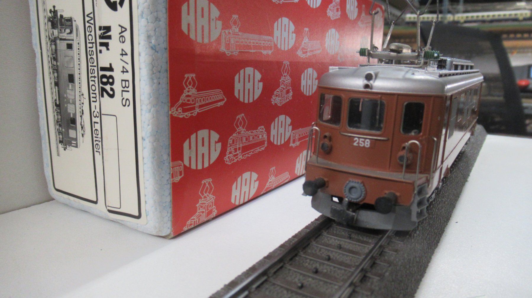 Hag Modellini di ferrovie: HAG Ae 4/4  BLS  Digital FX  platine NMT  "Top" – Nuovo (secondo la descrizione) da Martigny venduto da nevada98 1