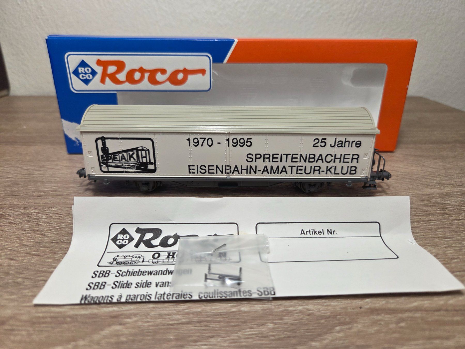 Roco Modelleisenbahnen: Roco SPEAK Güterwagen SBB H0 – Gebraucht aus St-Aubin-Sauges von Lo_Go 5