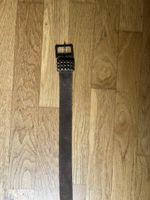 Gürtel Damen Leder braun mit Nieten verstellbar