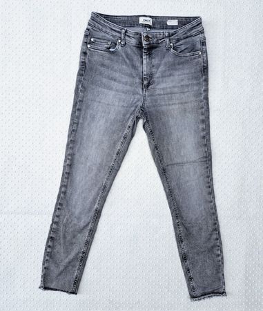 Bequeme Only Jeans grau, Grösse S
