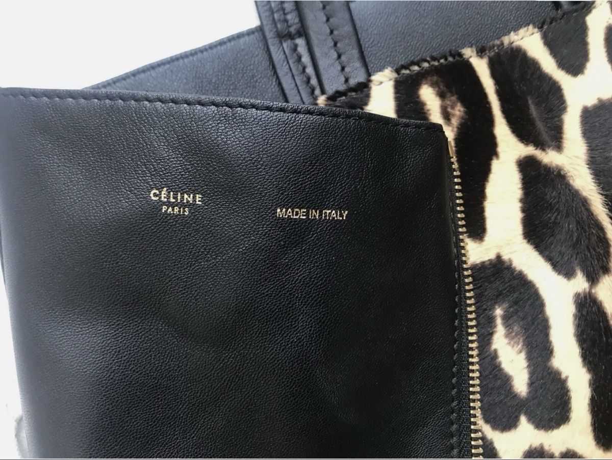 Celine Taschen für Damen: CÉLINE SHOPPER in Lammleder mit Leopardenfell – Neu (gemäss Beschreibung) aus Buchs ZH von KittyInStyle 2