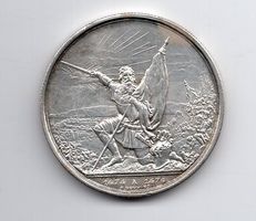 (1173) Schützentaler St. Gallen, 5 Franken , 1874, top stgl