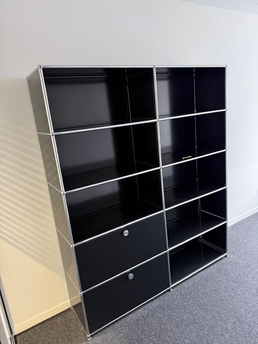 Scaffali: USM Haller Regal Schwarz – Usato da Grenchen venduto da Design-Outlet 3