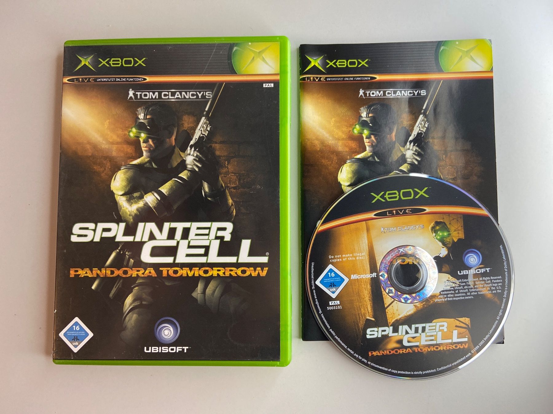 Microsoft Giochi: Tom Clancys Splinter Cell Pandora Tomorrow - Xbox – Usato da St.gallen venduto da taduz