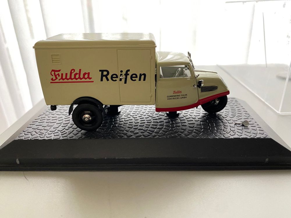 Tempo Hanseat 1949 Fulda Reifen Atlas DDR 1-43 342 Spiegel r 5