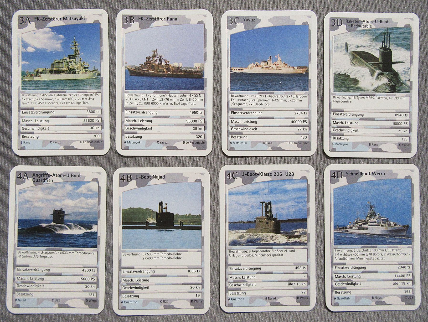 Giochi: Quartett - Marine - Giga Trumpf – Usato da Auenstein venduto da Padabimbim 3