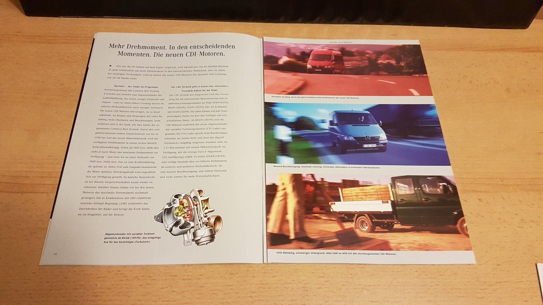 Mercedes-Benz Documenti: Mercedes Benz Sprinter Prospekte – Usato da Boswil venduto da MAF_952 3