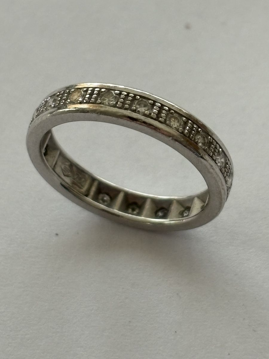 Anelli: Alliance Ring Weissgold 18 Karat – Usato da Langnau am Albis venduto da flusspflege 4