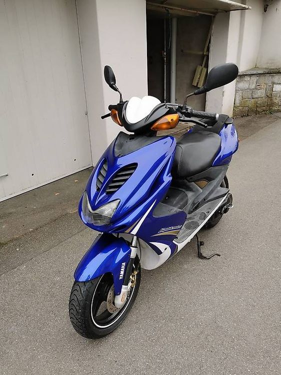 Unten Trittbrett Yamaha Aerox 50 Blau 2012 2013 2014 2015