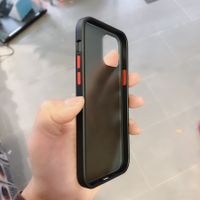iPhone 12 mini -Coque silicone IPAKY ultra fin antichoc Noir