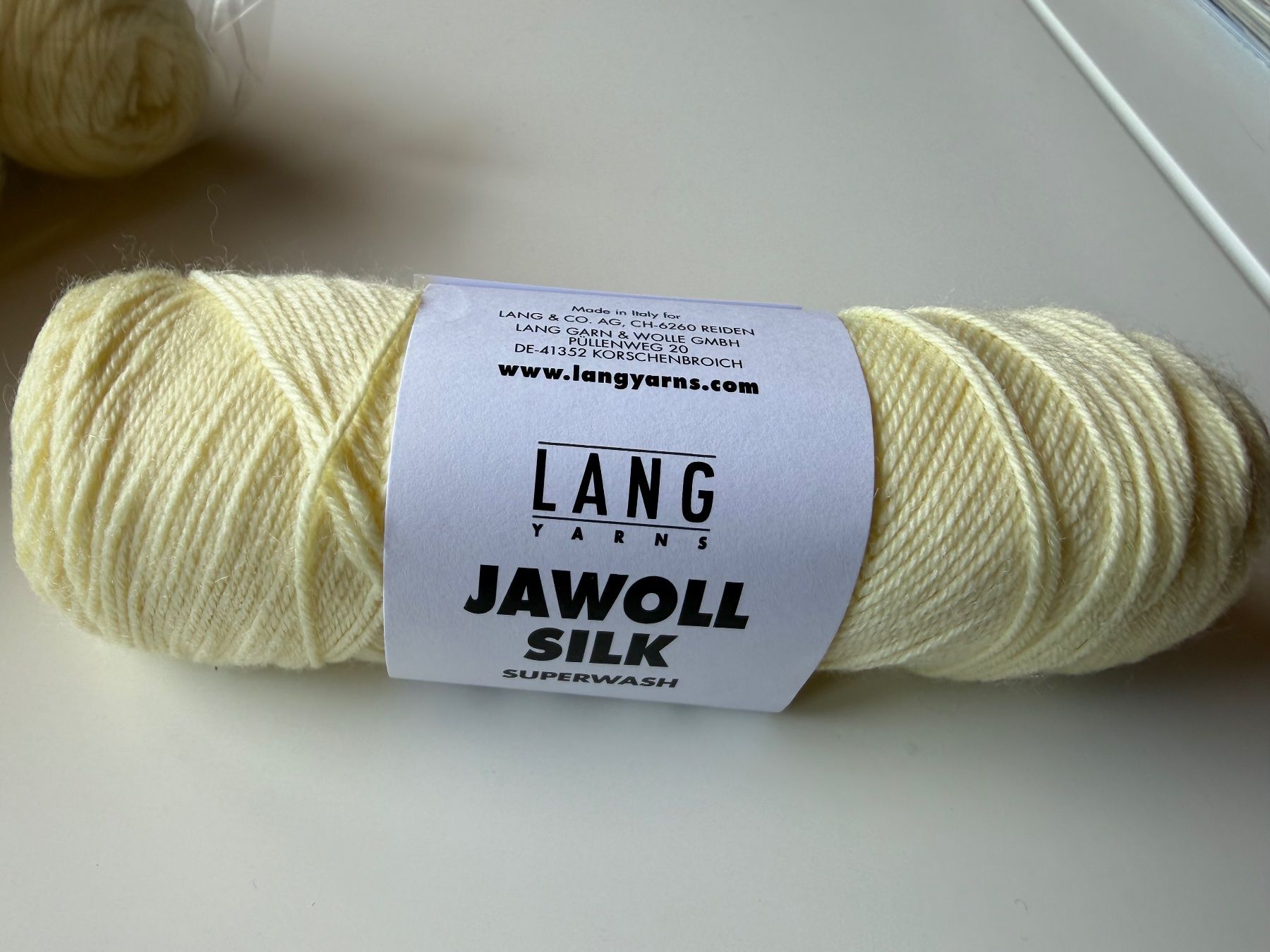 Lang Yarns Laine: 1 Knäuel Jawoll Silk Langyarns – Neuf avec emballage d'origine à Büsserach par bor_s88m