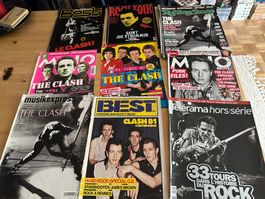 CLASH JOE STRUMMER MICK JONES PUNK 1kg rare Berichte 70's !