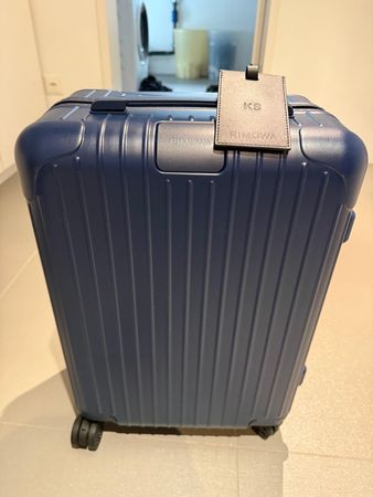 RIMOWA Essential Cabin Matte Blue, neu und unbenutzt, mit Re
