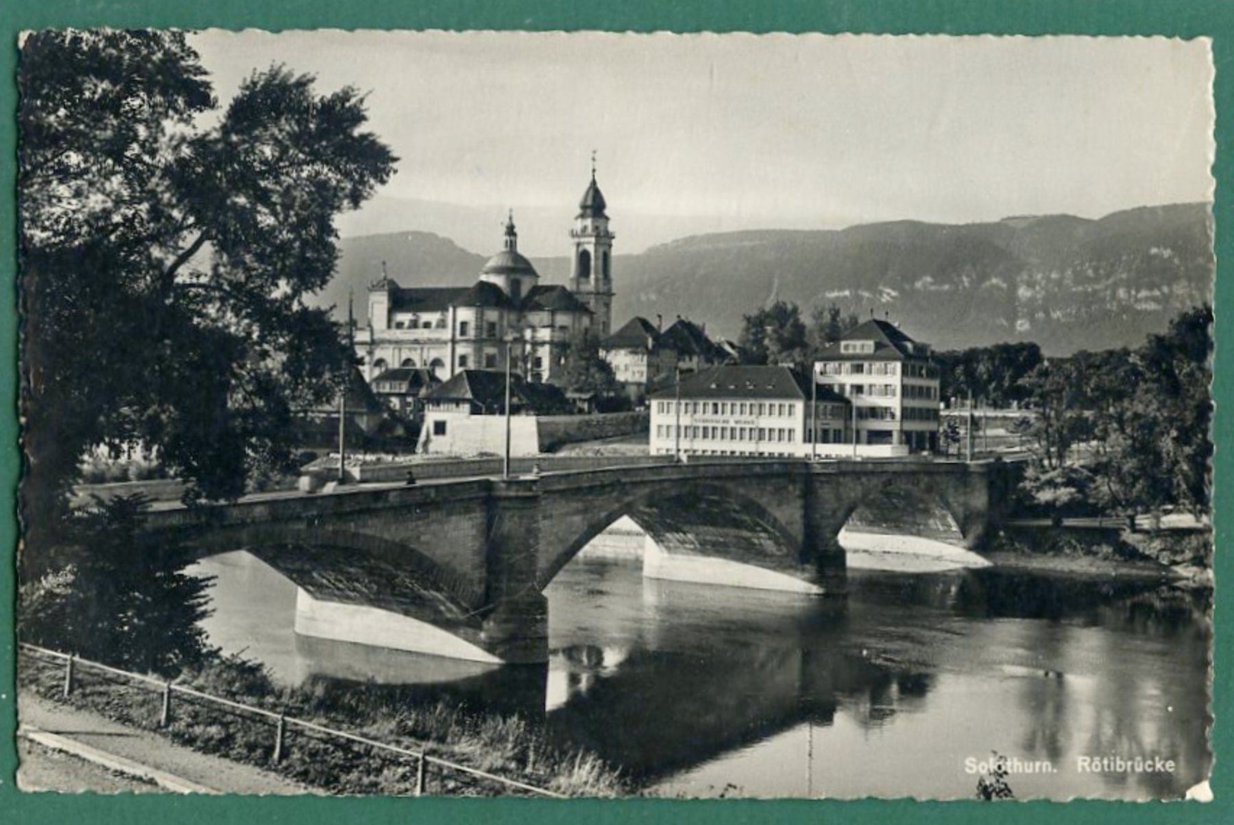 Cartoline postali: Solothurn, Rötibrücke, 1940, gelaufen – Usato da Sargans venduto da Hausi1951