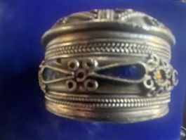 Vintage Schmuckdose, Silber, orientalisch, Handarbeit!