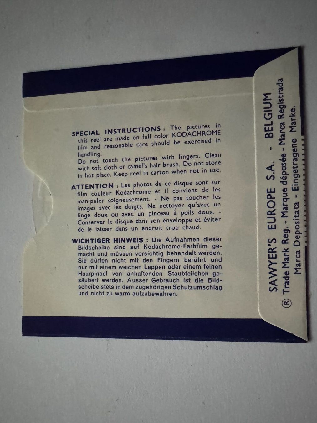 View-master Giocattoli: View-Master 3D: Nr. 2040 LUGANO AND VICINITY SWITZERLAND – Usato da Tegerfelden venduto da siebenmacky 1