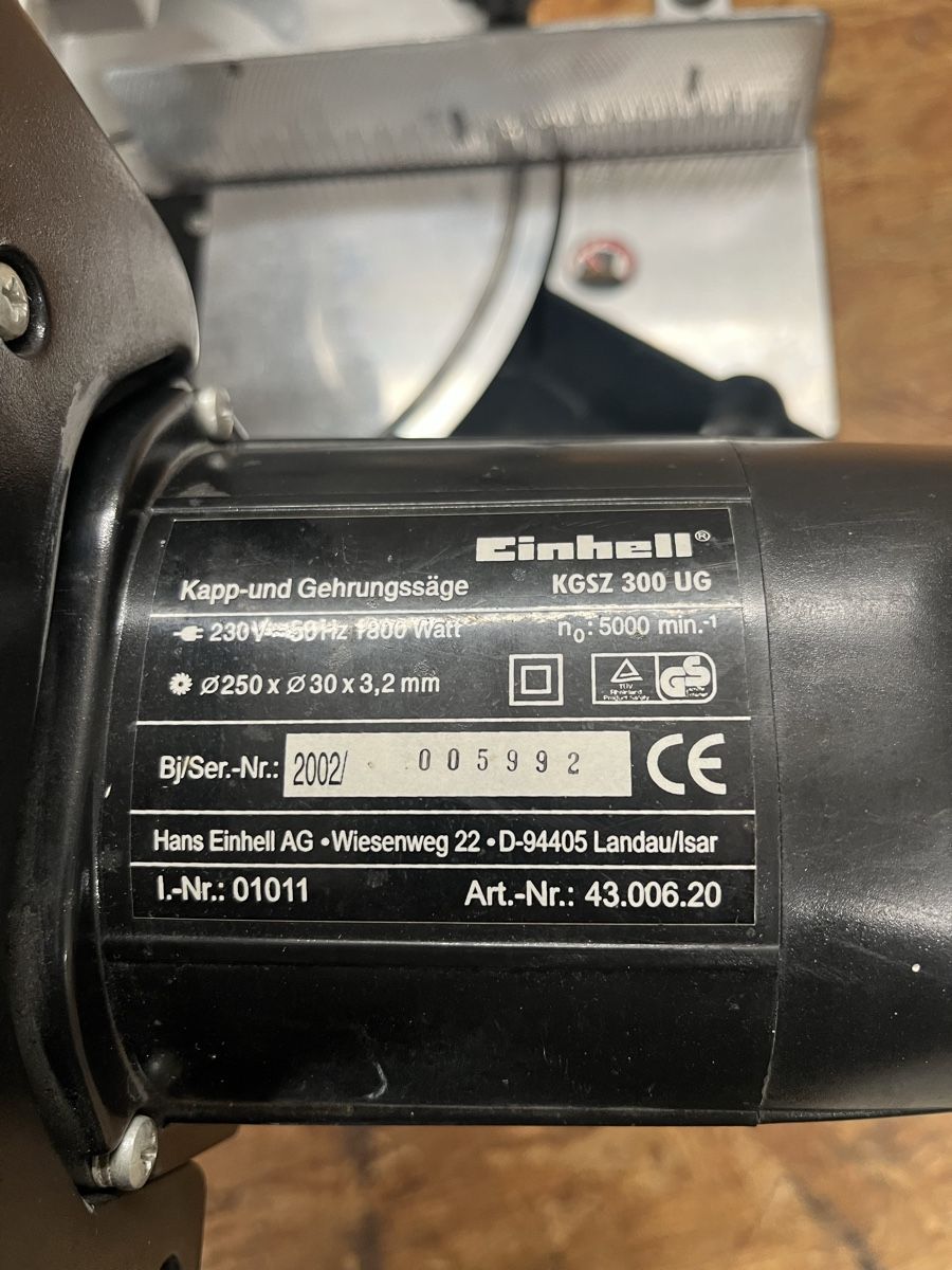 Einhell Scies: Kapp und Gehrungssäge – D'occasion à Disentis/Mustér par Jagdhof 4