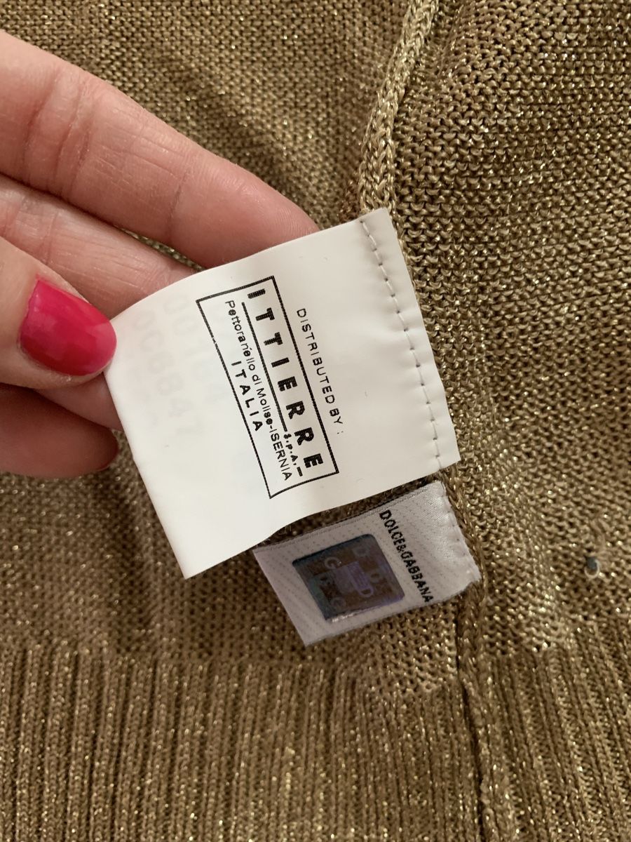 Maglioni & Felpe: Dolce gabanna golden Pullover cardigan – Usato da Zürich venduto da Nikuska32 5
