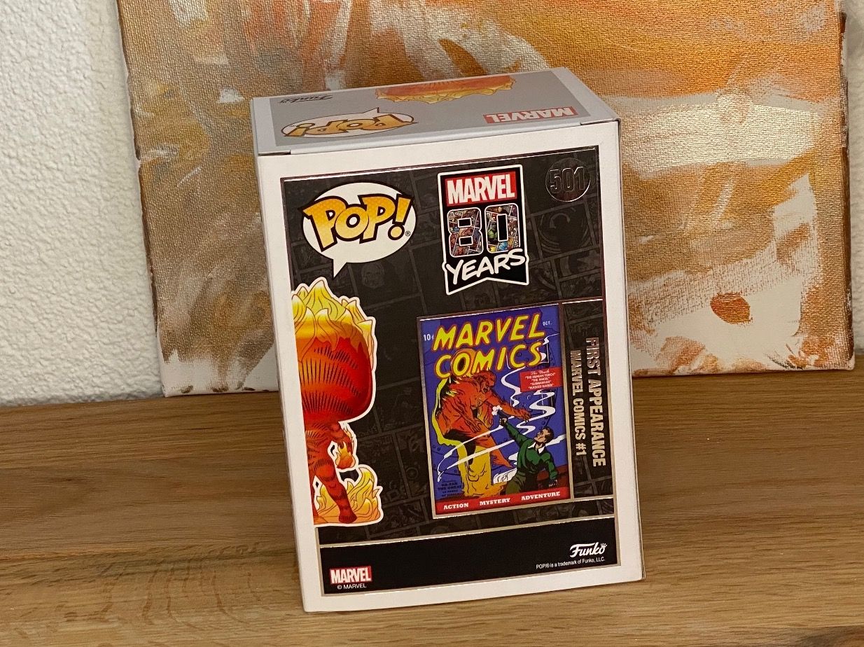 Funko Statuette: Funko Pop - The Original Human Torch #501 - Marvel – Nuovo e nell'imballaggio originale da Oensingen venduto da CSCollectors 2