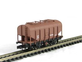 Dapol 2 Stk. Bulk Grain Bauxite Hopper, Spur N, neuwertig