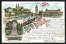 Litho Basel, Centralbahnhof, Münster mi