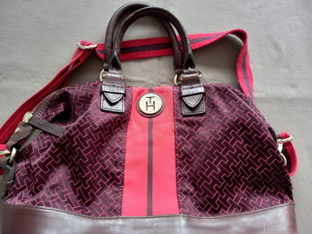 Tommy Hilfiger Bordeaux Cotton Sportswear