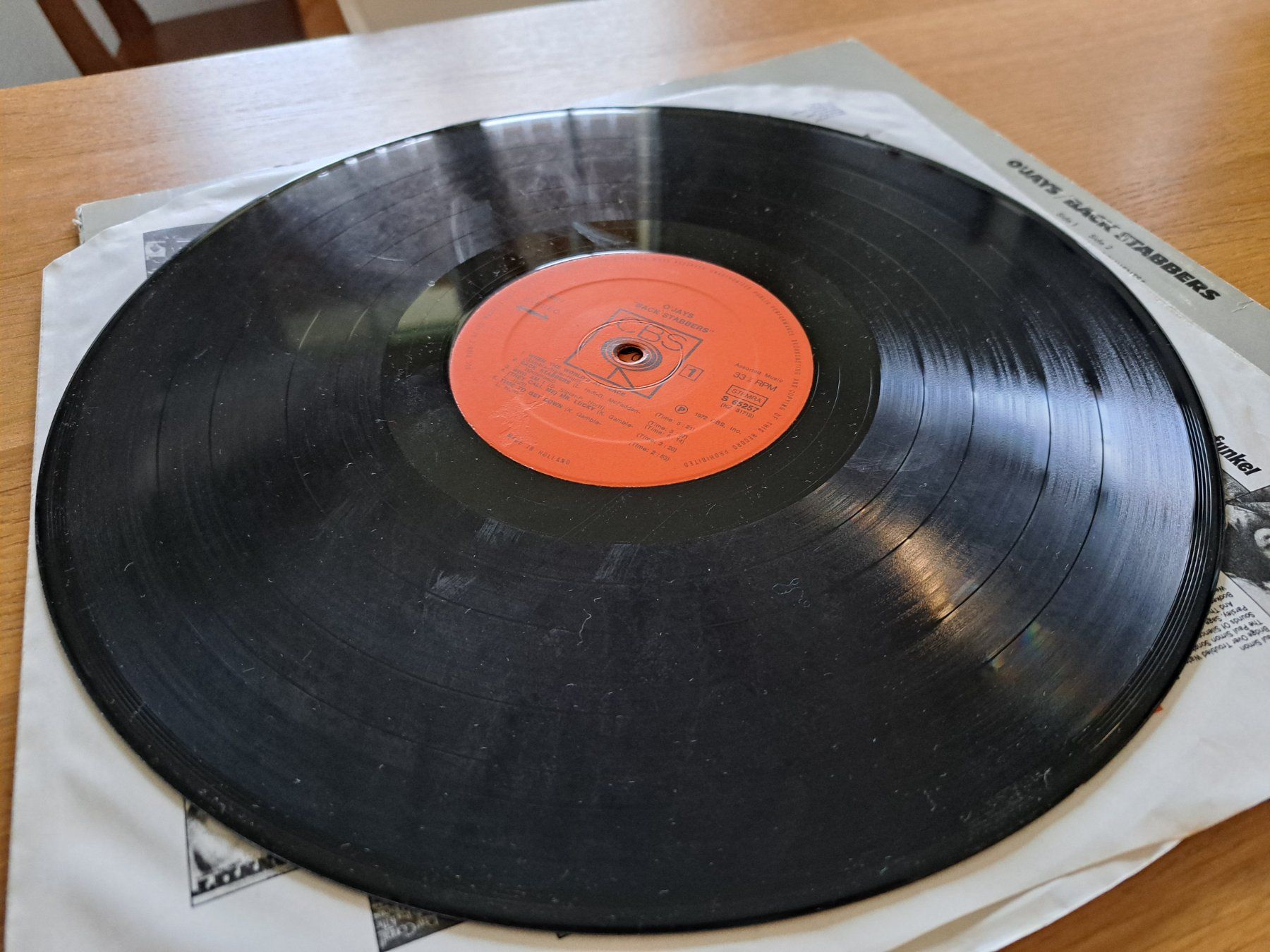 Dischi in vinile: O'Jays - Back Stabbers – Usato da Meggen venduto da Ricardokoch 3