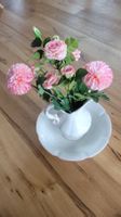 Dekorative Kunstblumen, Rosen im Krug mit Untersatz🌸 (59)