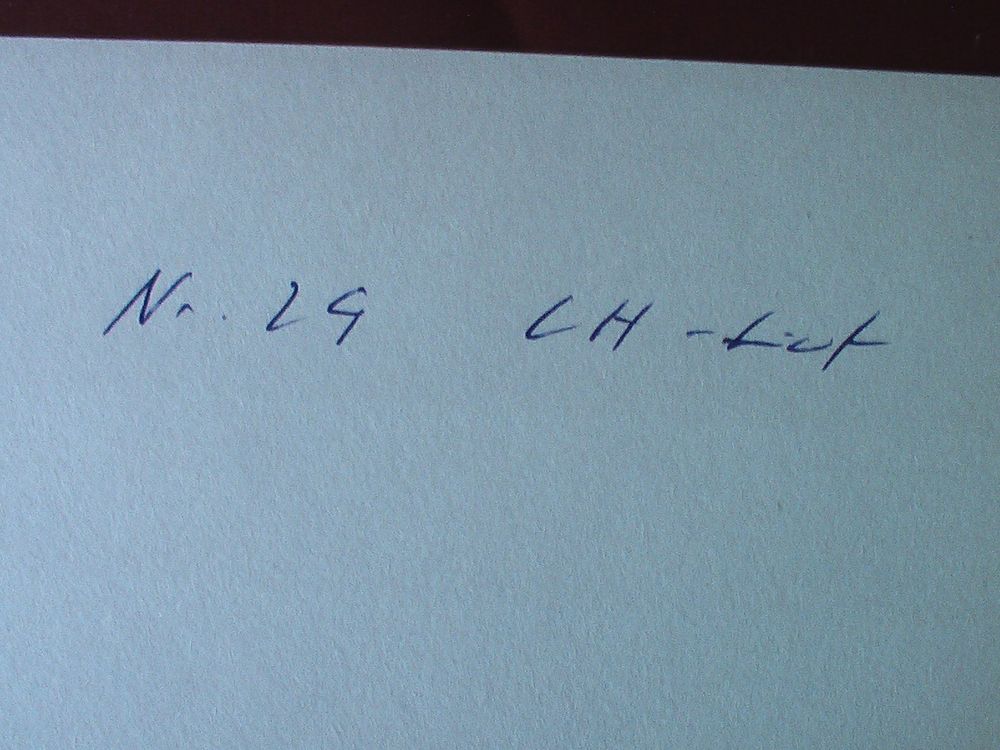 Nr. 29 CHLot ungeprüft wertvoll Kaufen auf Ricardo