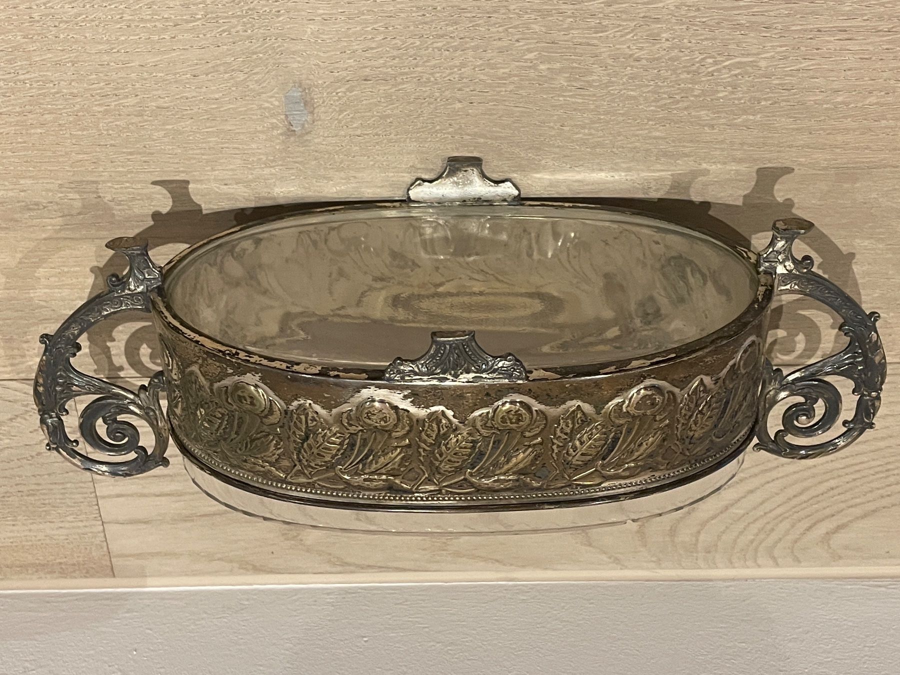 Ciotole: Art Deco Schale Silber mit Glaseinsatz – Usato da Volketswil venduto da rubin74 3