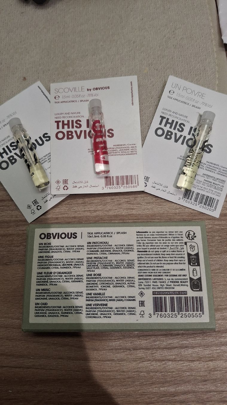 Parfum & Eau de Toilette: OBVIOUS discovery set 13x 1.5ml – Neu (gemäss Beschreibung) aus Gstaad von Henricos 2