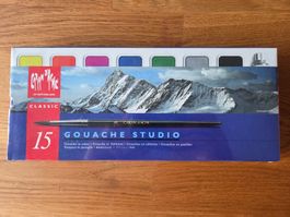 Caran d'Ache Gouache Studio 15 Farben, NEU