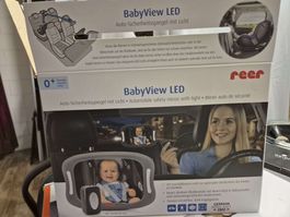 Reer BabyView LED Auto-Sicherheitsspiegel neuwertig
