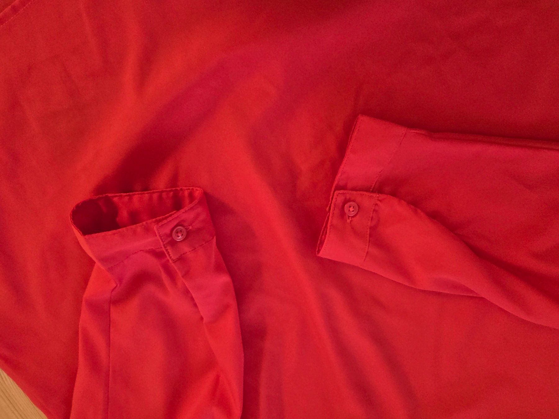 C&A Camicette: rote Polyester Bluse, 44, Yessica – Usato da Liestal venduto da ITOlio 4