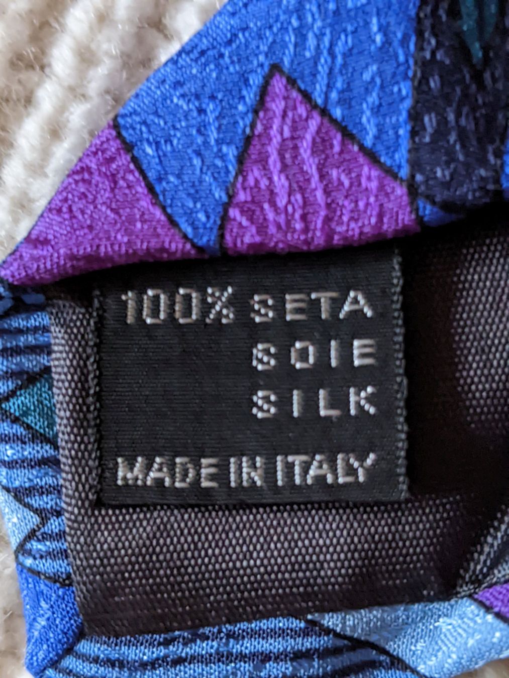 Missoni Cravatte: MISSONI : Cravate en soie dans les tons bleus – Nuovo (secondo la descrizione) da Petit-Lancy venduto da lilycerise 3