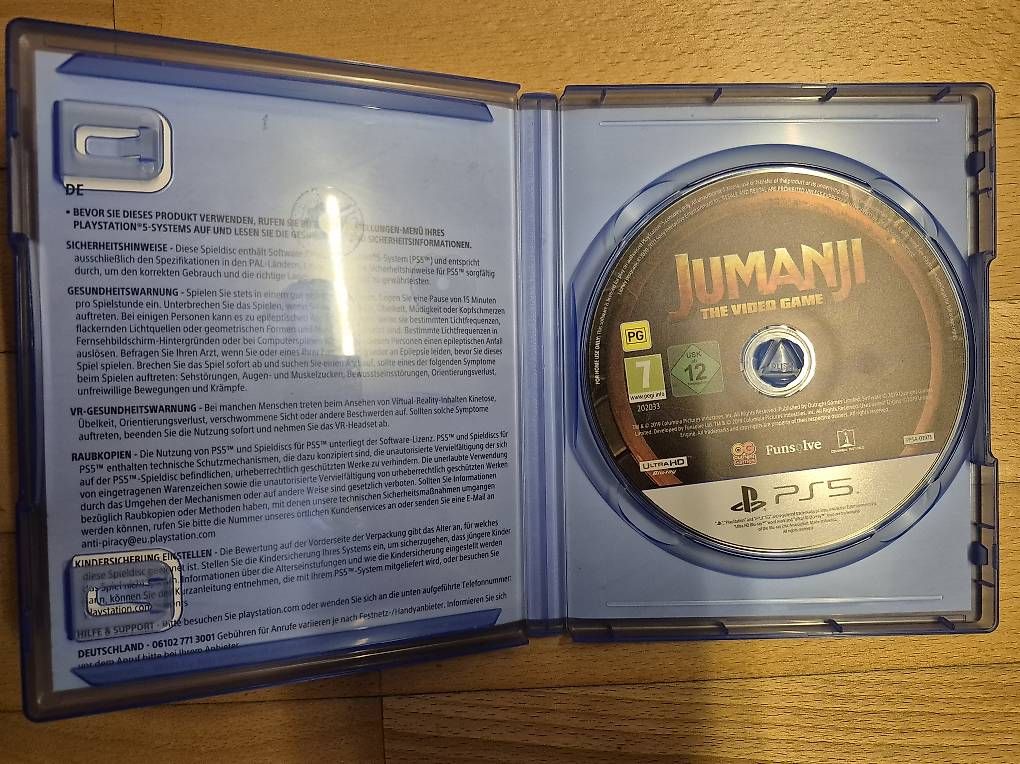 Giochi: Jumanji PS5 – Usato da Horw venduto da Mschaefer 1