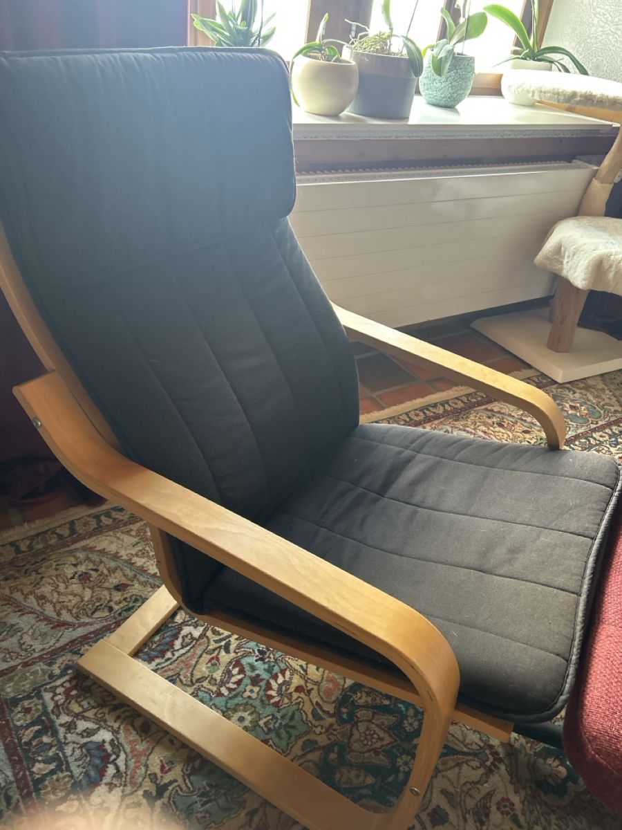 Ikea Sessel: Poäng Ikea Stuhl schwarz – Gebraucht aus Schwyz von Maerzetuepfli 1