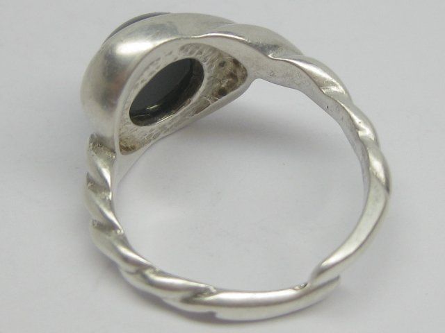 Anelli: Vintage Ring Silber 835 + MP Onyx Gr. 54 – Usato da Ermatingen venduto da Decovin 6