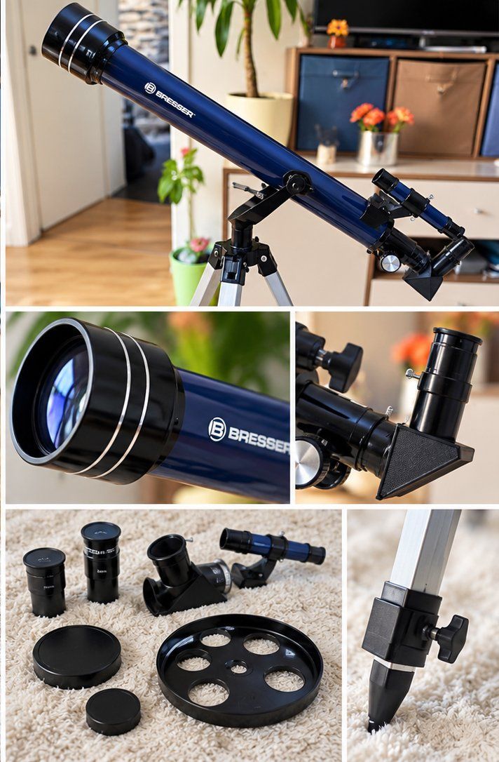 Télescopes: BRESSER 60/700 ACHROMATIC REFRACTOR TELESCOPE – Neuf (Voir description) à Ringgenberg BE par Euthymia 1