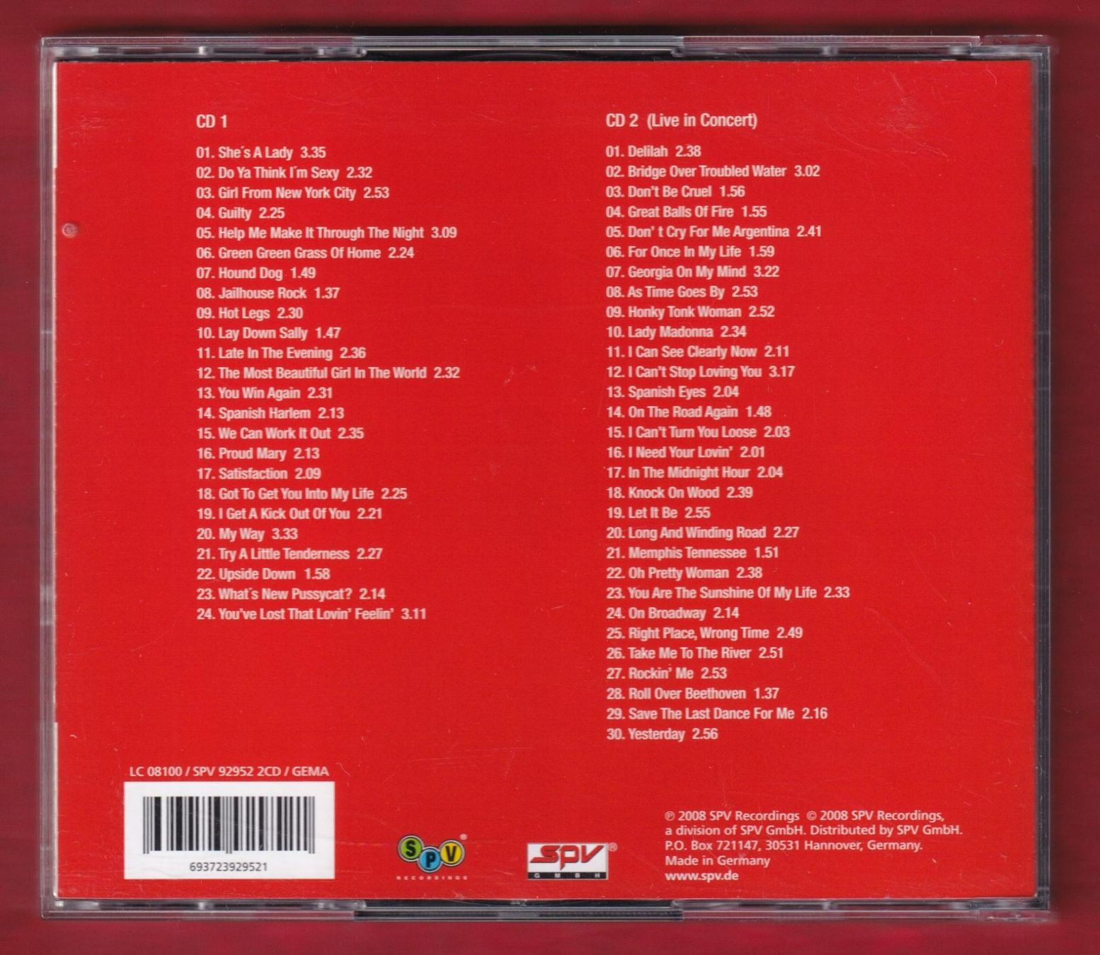 CD: Tom Jones - 55 World Hits (2 CD) – Usato da Zürich venduto da Pfluftl2000 1