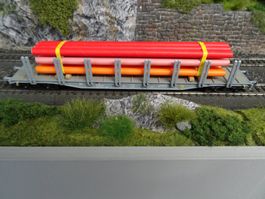 H0 Ladegut für Flachwagen / Rungenwagen