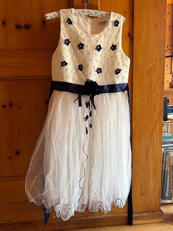 weisses Festkleid für Brautjungfern, Kommunion usw.