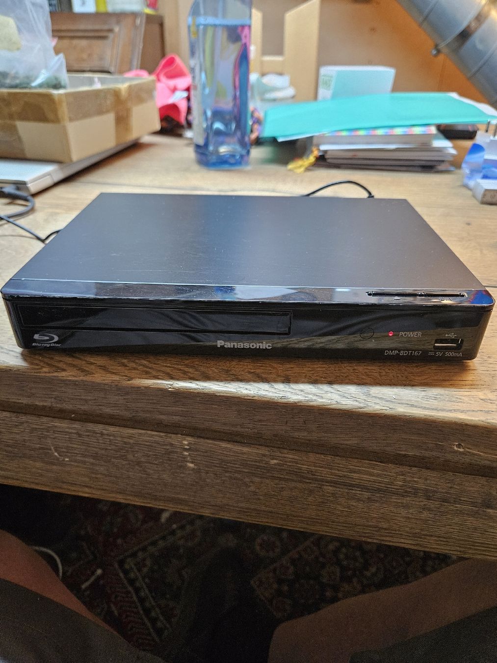 Panasonic Lettore multimediale & Streamer: Panasonic DMP-BDT167 Blu-ray Player schwarz (D1) – Usato da Rorschach venduto da TimelessTrading